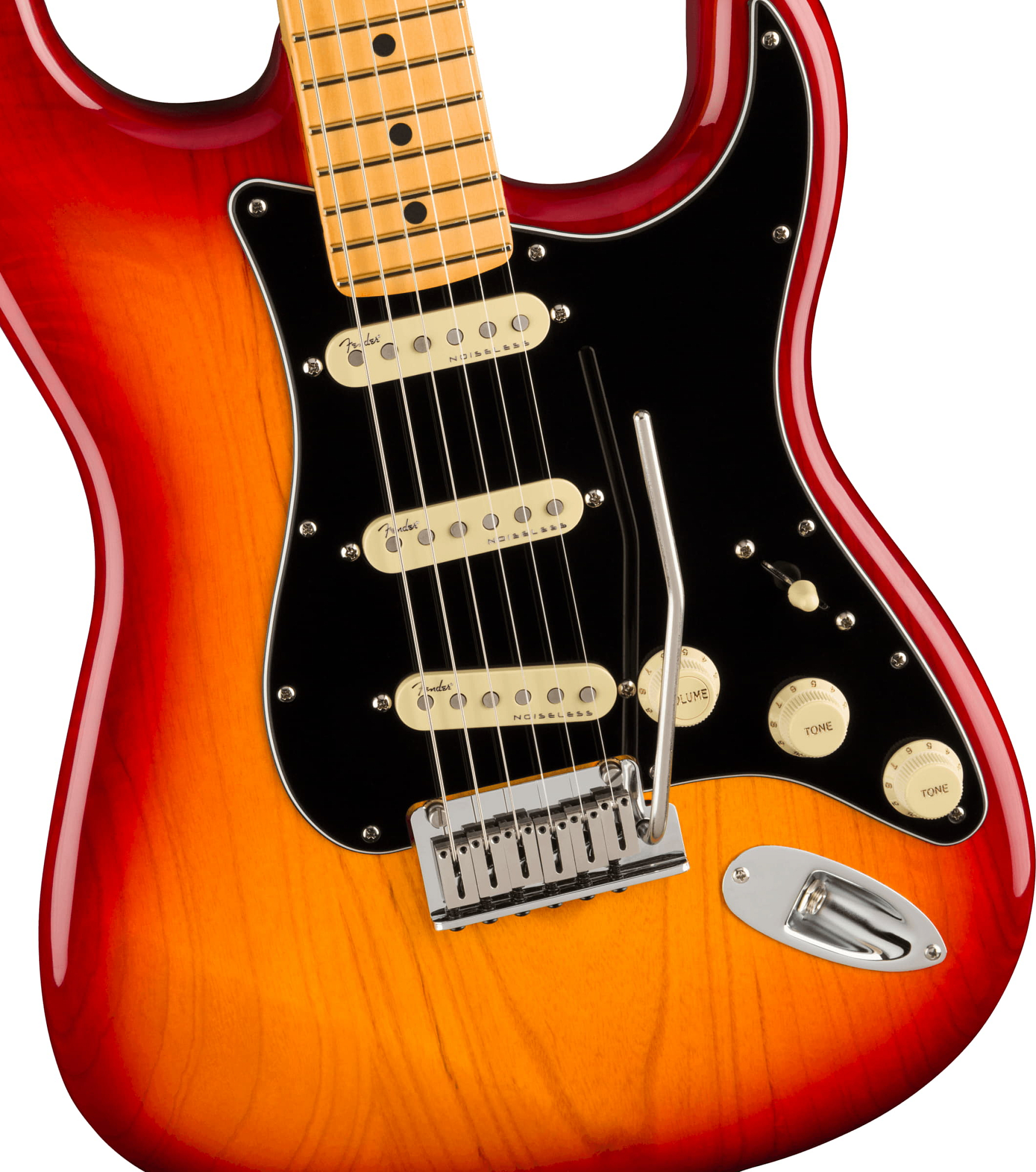 Электрогитара Fender ULTRA LUXE Stratocaster MN Plasma Red Burst, Санберст - 10
