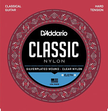 Струны D'Addario EJ27H Student Nylon Hard Tension