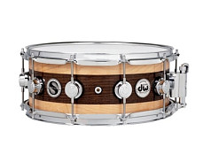 DRUM WORKSHOP SNARE DRUM SUPER SOLID EDGE 14x5,5 shell thickness 3/8 малый барабан