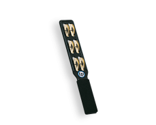 Latin Percussion LP187 Jingle Sticks Brass колокольчики на пластиковой ручке