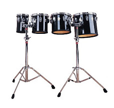 Комплект оркестровых барабанов Ludwig LECT62CCG, 6"/8"/10"/12", со стойками