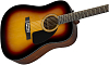 Акустическая гитара Fender Cd-60 Sunburst - 5
