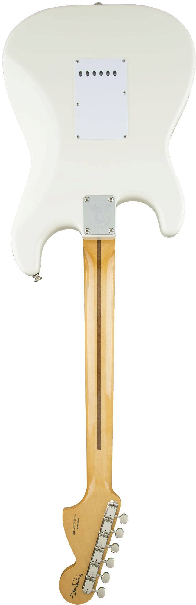Электрогитара Fender Stratocaster JIMI HENDRIX Stratocaster MN Olympic White, Белый олимпийский - 10