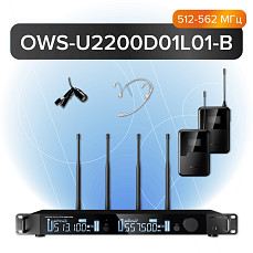Двухканальная радиосистема Октава OWS-U2200D01L01-B