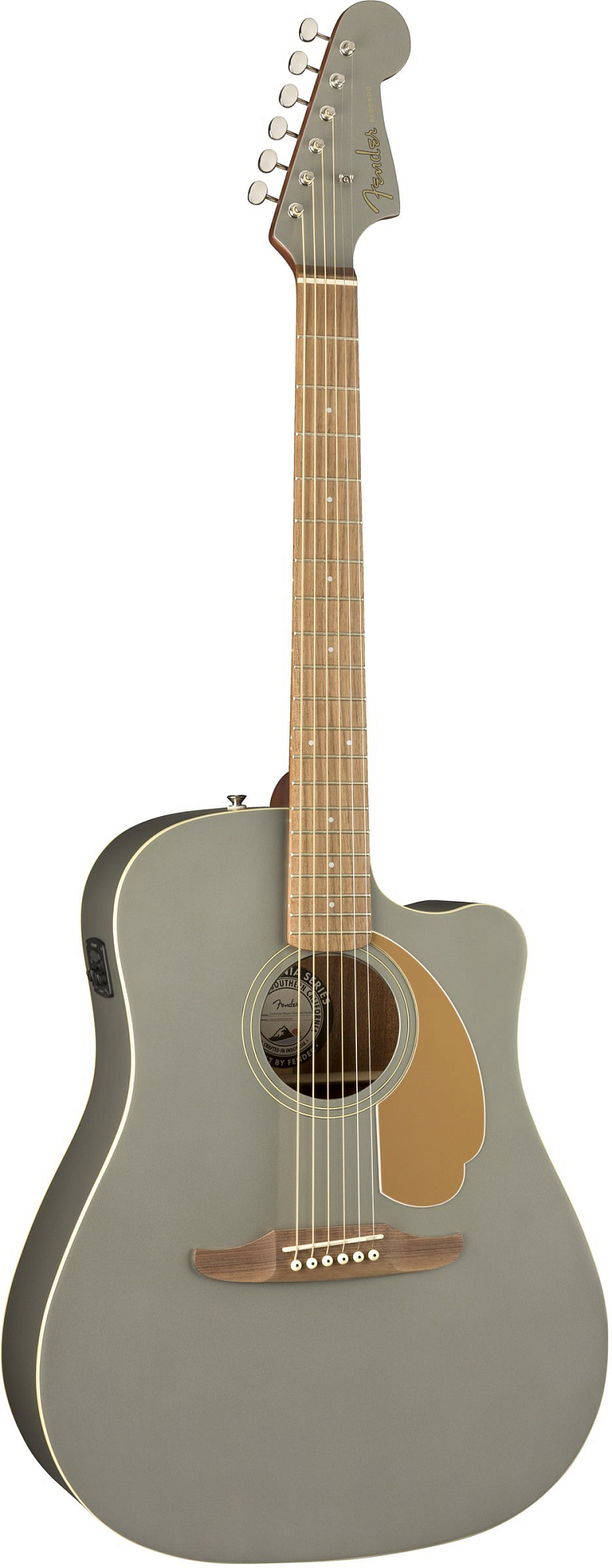 Акустическая гитара Fender Redondo Player Slate Satin, Сланцевый - 9