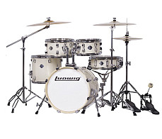 Барабанная установка Ludwig LC196-2 Accent Pro, белая, 2 коробки