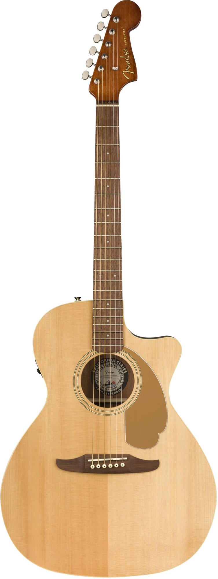 Акустическая гитара Fender Newporter Player Natural - 9