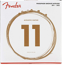 Струны Fender STRINGS NEW ACOUSTIC 60CL PHOSPHOR BRONZE 11-52 (11-52)