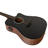 Акустическая гитара Rockdale Aurora D3 C BK E Gloss, Черный - 4
