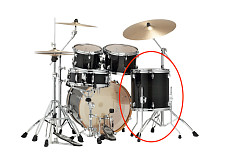 Ударная установка Tama CLF18D-TPB SUPERSTAR CLASSIC MAPLE 18x16 Floor Tom напольный том, клён, цвет Прозрачно-черный