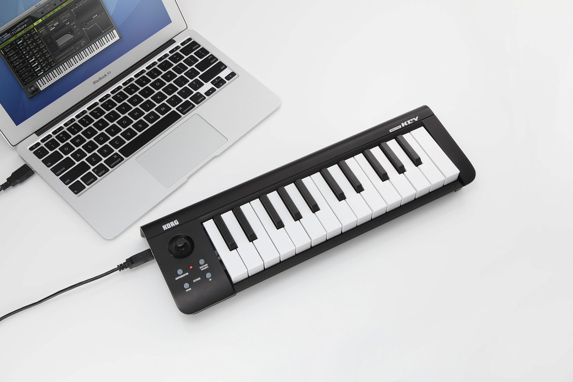 MIDI-клавиатура Korg microKEY 25, Черный - 12
