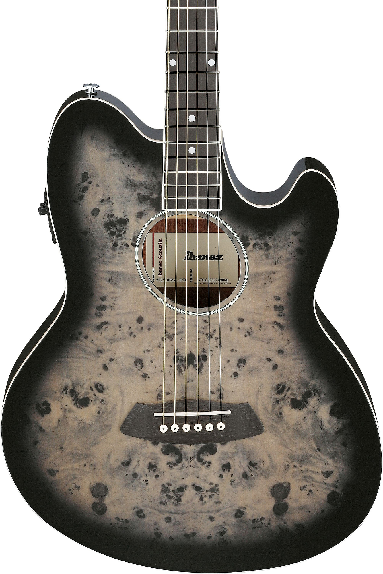 Акустическая гитара Ibanez TCY10PA-BKB - 9