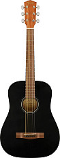 Акустическая гитара Fender FA-15 3/4 Black