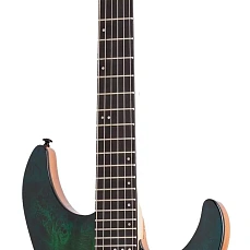Электрогитара Schecter C-6 FR PRO Aqua Burst