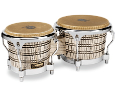 Latin Percussion LP793X-C Galaxy Giovanni Bongos Natural/Chrome бонго 7.25+8.625