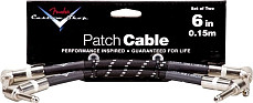 Кабель Fender Custom Shop 6`` Patch Cable 2 Pack Black Tweed