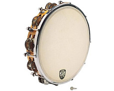 Latin Percussion CP391 Double Row Head Tambourine тамбурин - бубен 10
