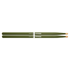 TX2BW-GREEN 2B Барабанные палочки, зеленые, орех гикори, деревянный наконечник, ProMark