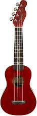 Укулеле Fender Ukulele VENICE Cherry, Вишнёвый