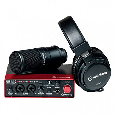 Комплект для звукозаписи Steinberg UR22C Red Recording Pack