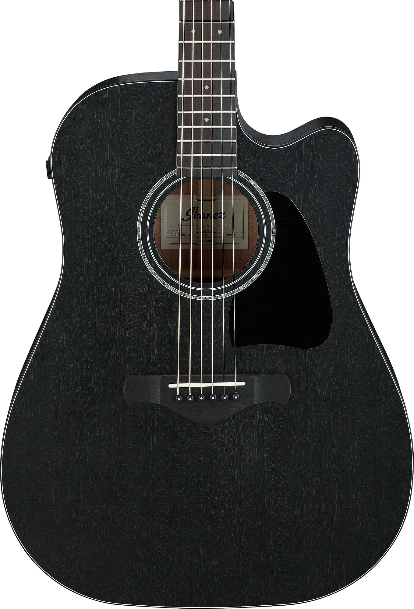 Акустическая гитара Ibanez AW1040CE-WK, Черный - 21