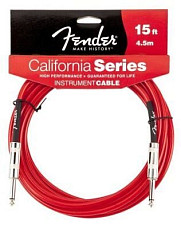 Кабель Fender 15` California Instrument Cable Lake Placid Blue