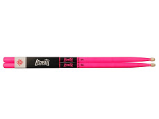 LFP7A Fluorescent Pink 7A Барабанные палочки, граб, флуоресцентные розовые, Leonty