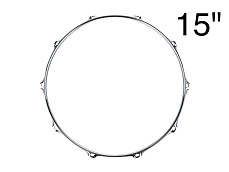 HA01-231510CR Обод малого и том барабана 15, верхний, сталь 2.3мм, LDrums