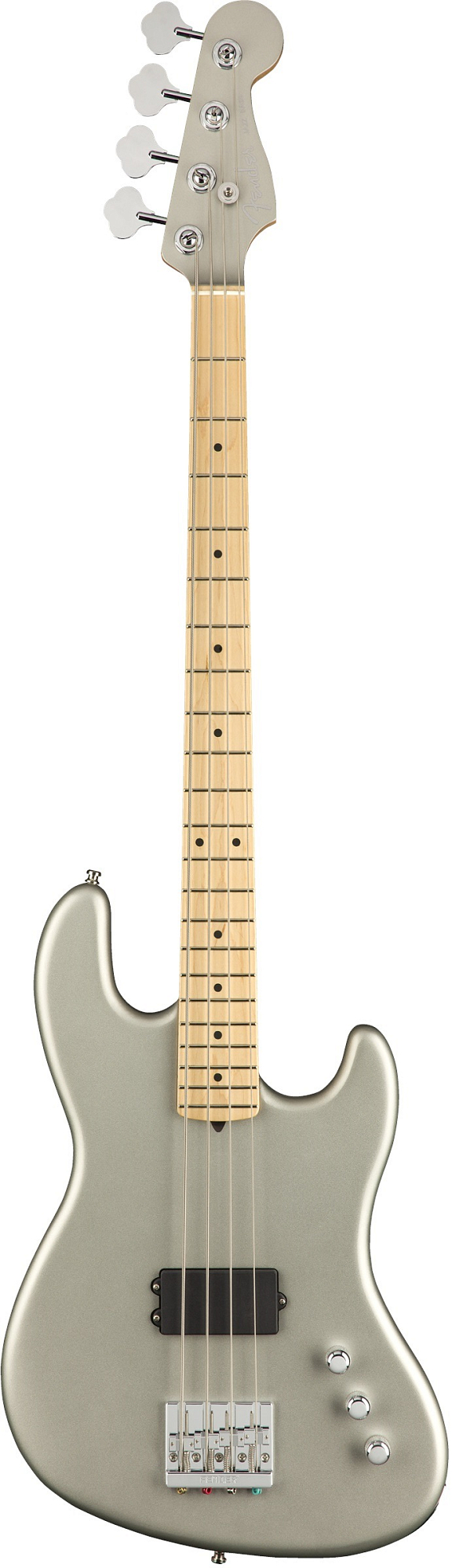 Бас-гитара Fender FLEA BASS II MN Matte Silver, Серебристый - 5