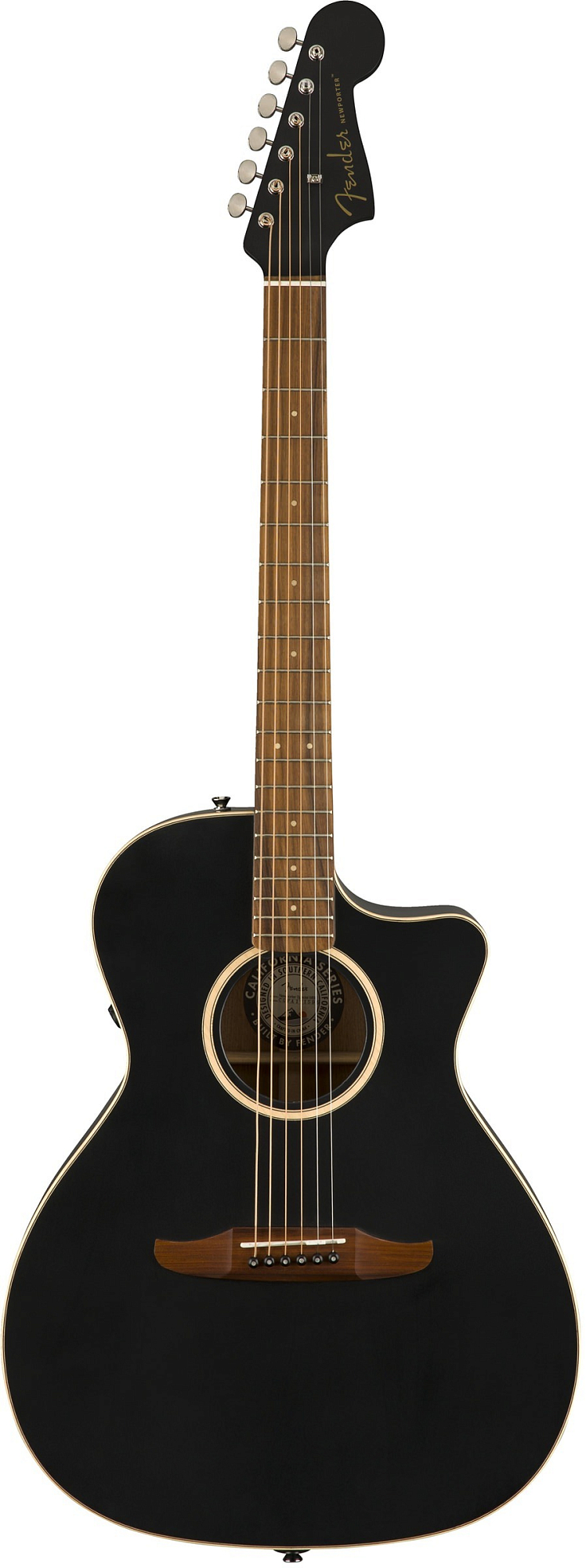 Акустическая гитара Fender Newporter Special Matte Black - 8