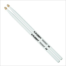 7KLHBW5A 5A Барабанные палочки, граб, деревянный наконечник, белые, Kaledin Drumsticks