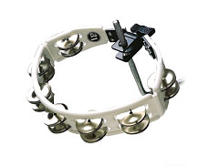 Latin Percussion LP162 Cyclops Mount White тамбурин, белый пластик, 2х7 пар джинглов