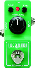 Педаль эффектов Ibanez TS MINI TUBE SCREAMER MINI PEDAL, Черный