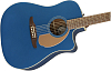Акустическая гитара Fender Redondo Player Belmont Blue - 3