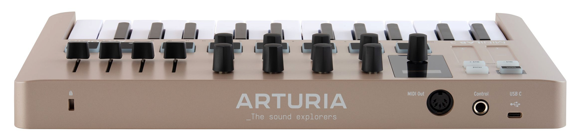 MIDI-клавиатура Arturia MiniLAB 3 Champagne - 12