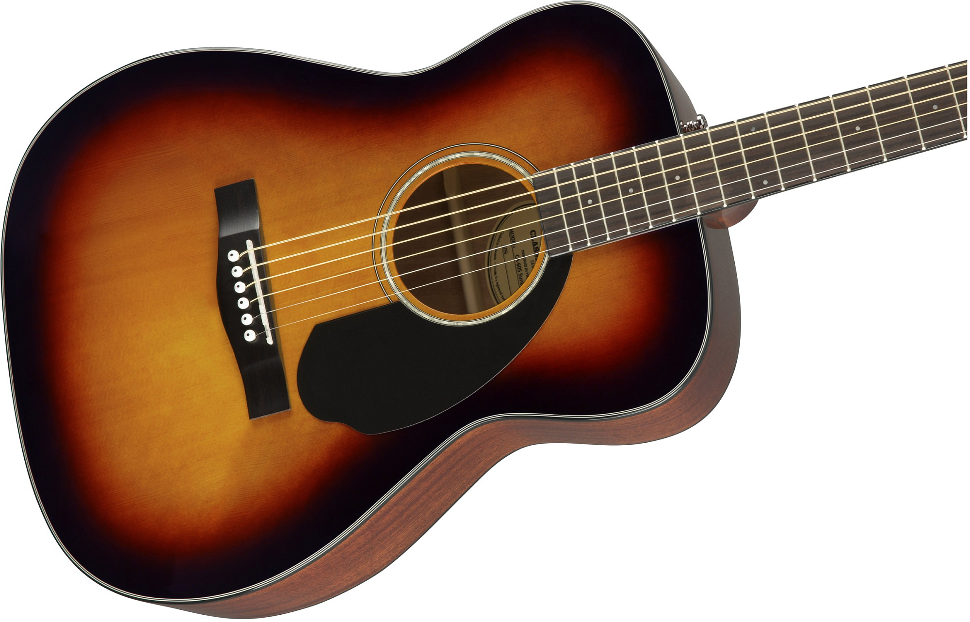Акустическая гитара Fender Cc-60S Sunburst - 11