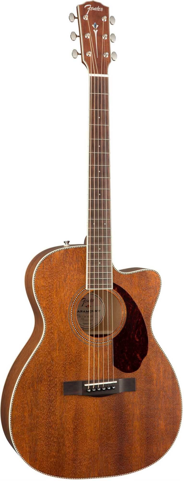 Акустическая гитара Fender PM-3C Mahogany Triple-O - 8