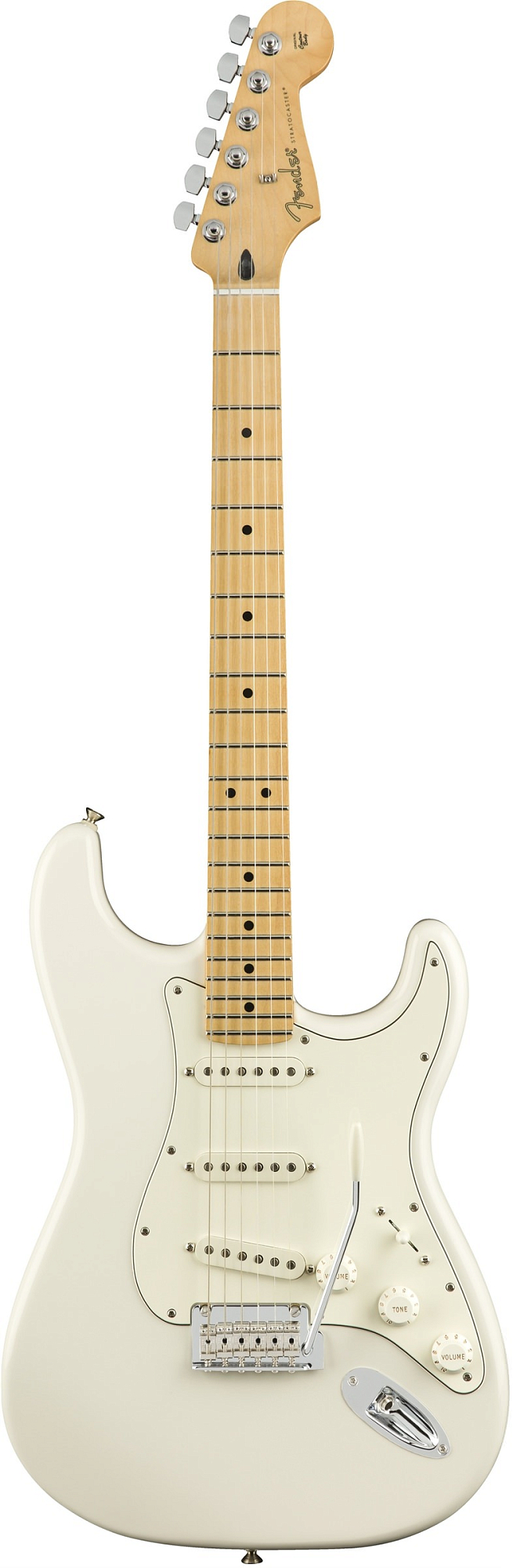 Электрогитара Fender PLAYER Stratocaster MN Polar White, Белый полярный - 8