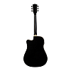 Акустическая гитара Rockdale Aurora D6 C Bk E Gloss, Черный - 3