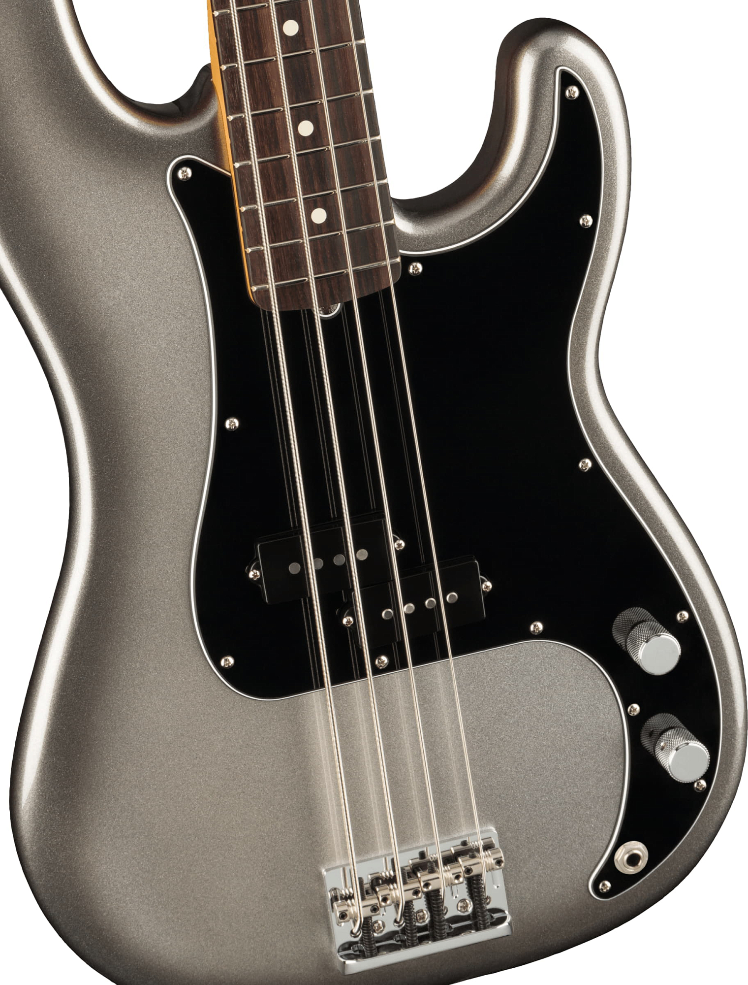 Бас-гитара Fender American PRO II Presicion Bass RW Mercury - 11