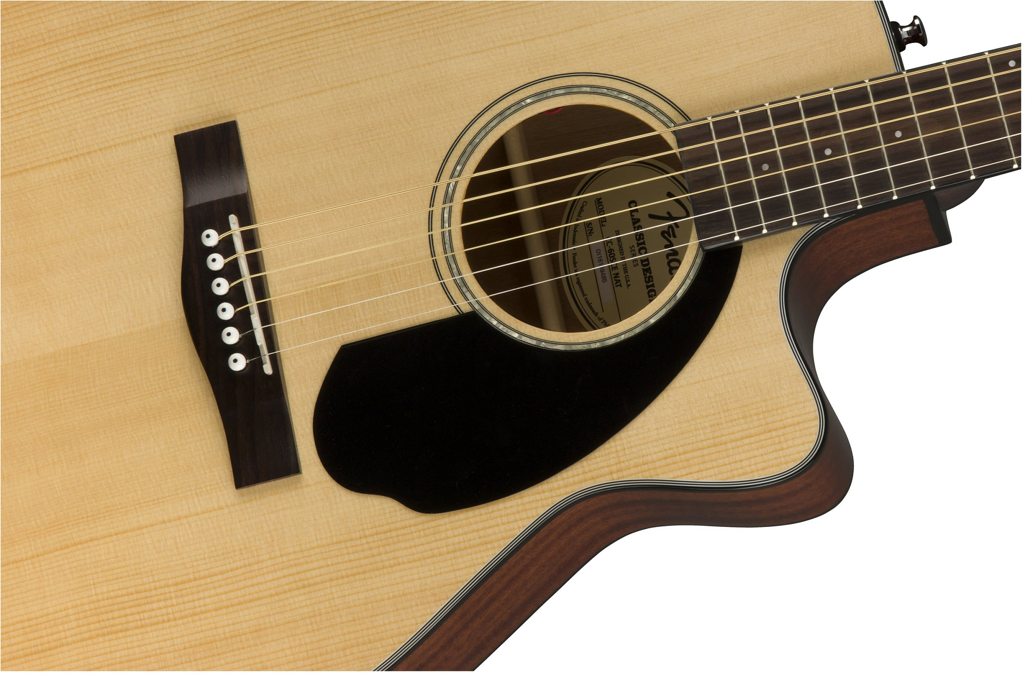 Акустическая гитара Fender Cc-60Sce Natural - 12