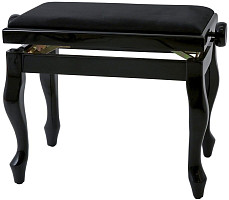 Банкетка для пианино Gewa Piano Bench Deluxe Classic Black Matt