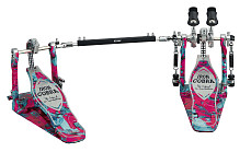 Педаль для барабана Tama IRON COBRA HP900PWMCS Power Glide Twin Pedal, Coral Swirl