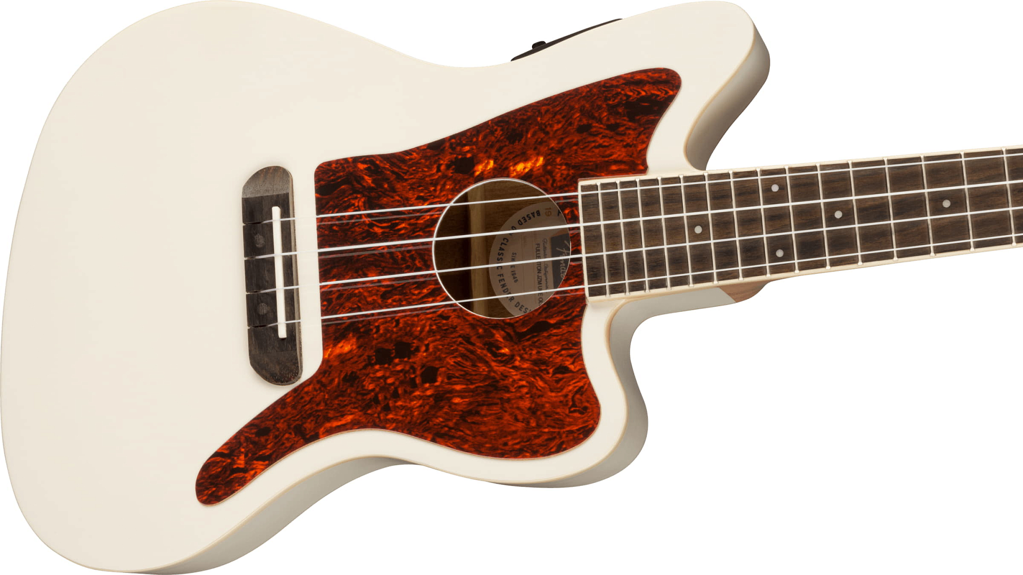 Укулеле Fender Fullerton Jazzmaster Uke Olympic White, Белый олимпийский - 12