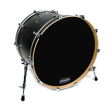 BD20RBG Resonant Black Пластик для бас-барабана 20, резонансный, черный, Evans