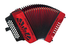 Баян диатонический Hohner Compadre GCF (red)