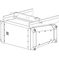 Electro‑Voice X12TC‑GRID — базовая компактная решётка (grid) для подвеса элементов линейного массива (X1/X2)