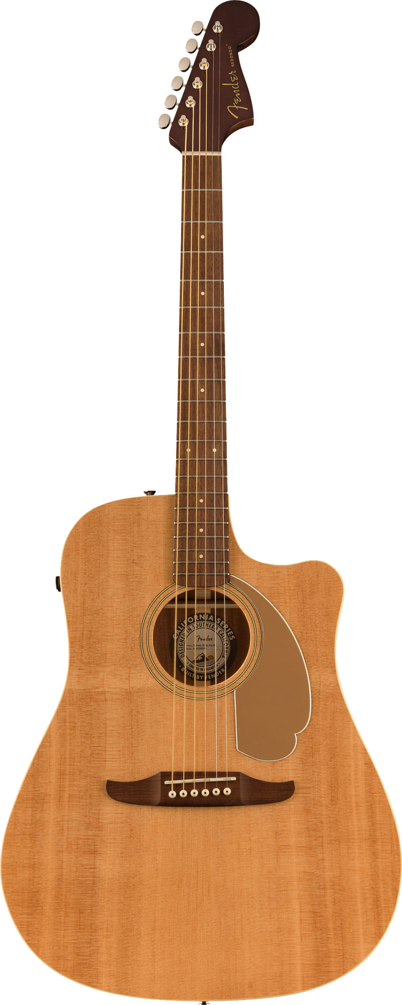 Акустическая гитара Fender Redondo Player, Walnut Fingerboard, Gold Pickguard, Natural - 2