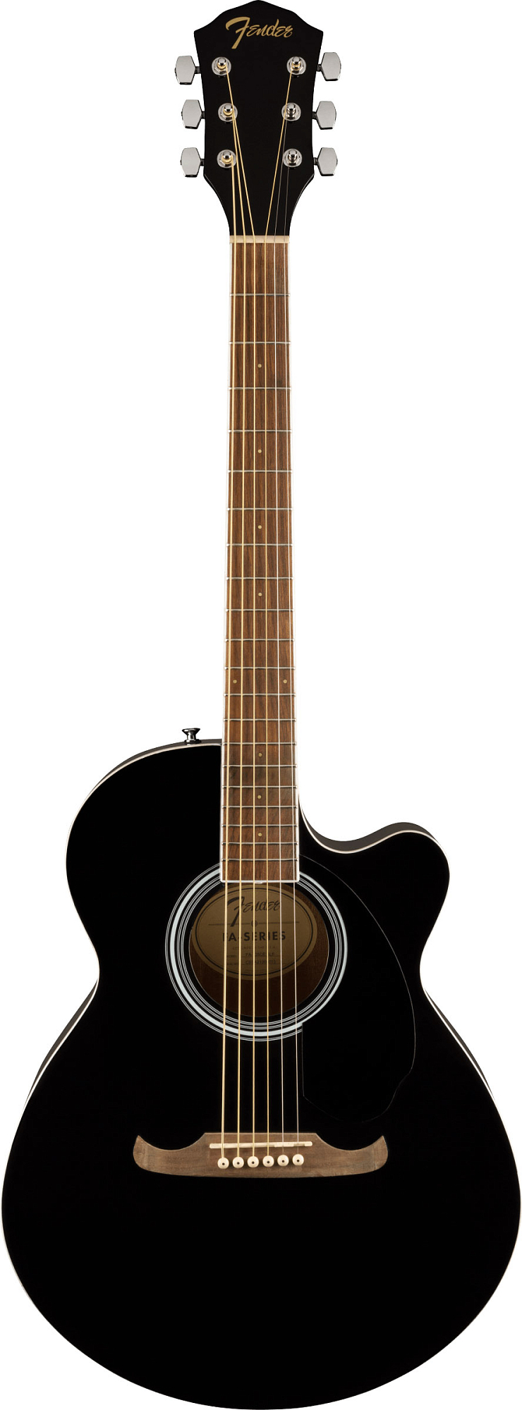Акустическая гитара Fender FA-135CE Black - 14