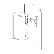 Кронштейн для стены Electro-Voice EVC-WB (белый)
